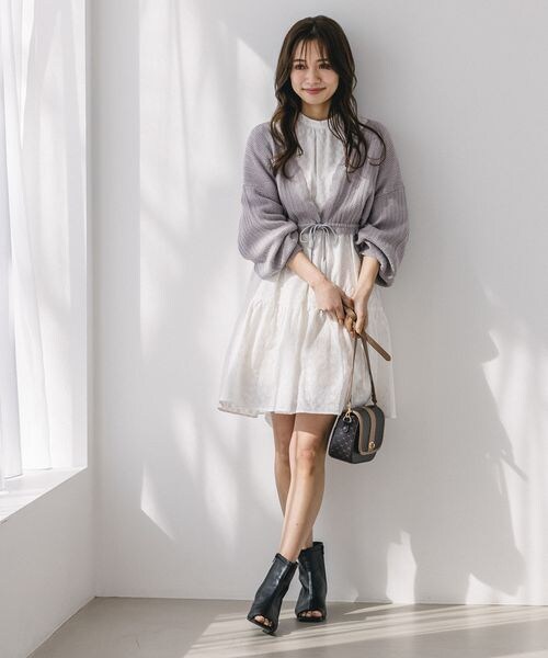 mysty woman（ミスティウーマン）の「オープントゥブーツ（シューズ・レディース・アイボリー08/ブラック09・M/L）」の4枚目の写真