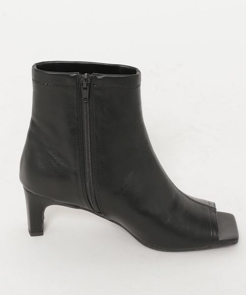 mysty woman（ミスティウーマン）の「オープントゥブーツ（シューズ・レディース・アイボリー08/ブラック09・M/L）」の9枚目の写真