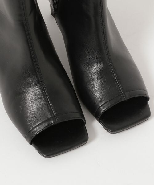 mysty woman（ミスティウーマン）の「オープントゥブーツ（シューズ・レディース・アイボリー08/ブラック09・M/L）」の11枚目の写真