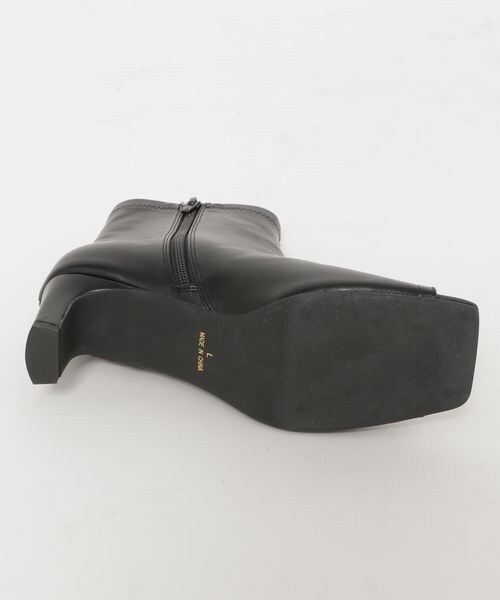 mysty woman（ミスティウーマン）の「オープントゥブーツ（シューズ・レディース・アイボリー08/ブラック09・M/L）」の10枚目の写真