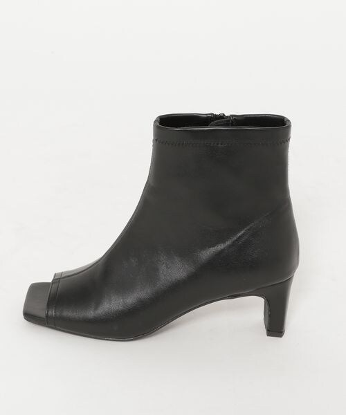 mysty woman（ミスティウーマン）の「オープントゥブーツ（シューズ・レディース・アイボリー08/ブラック09・M/L）」の8枚目の写真