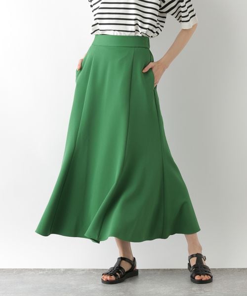 wcj マーメイドスカート　グリーン ストレッチマーメイドスカート [M2993] - レディース