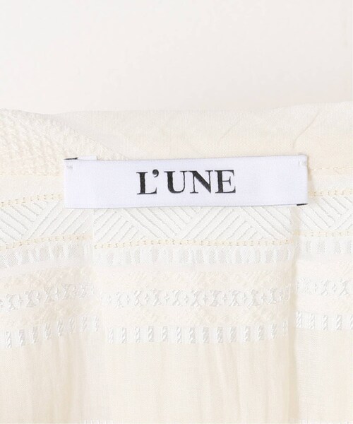 IENA（イエナ）の「LUNE ジャガードボーダーチュニック（その他・ナチュラル/フリー）」の15枚目の写真