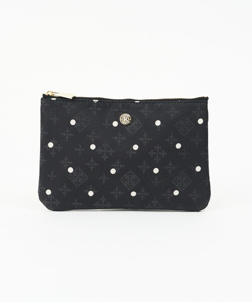 ポーチ カラビナ付き ラウンドフラットポーチ(Z-208) レディース