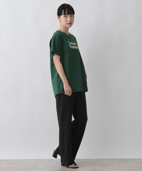 LOWRYS FARM（ローリーズファーム）の「フクレジャガードカットパンツ（パンツ・レディース・アイボリー08/ブラック09/ブラウン58/イエロー65・F）」の7枚目の写真