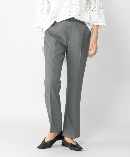 BARNYARDSTORM（バンヤードストーム）の「シャークスキンフレアパンツ（パンツ・レディース・グレー15/ブラック19/ベージュ55/(WEB限定)モカ59・(WEB限定) XS(00)/S(0)/M(1)/(WEB限定) L(2)）」の9枚目の写真