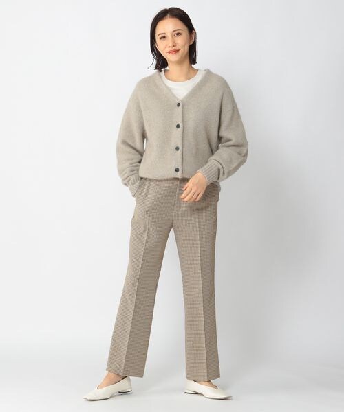 BARNYARDSTORM（バンヤードストーム）の「シャークスキンフレアパンツ（パンツ・レディース・グレー15/ブラック19/ベージュ55/(WEB限定)モカ59・(WEB限定) XS(00)/S(0)/M(1)/(WEB限定) L(2)）」の18枚目の写真