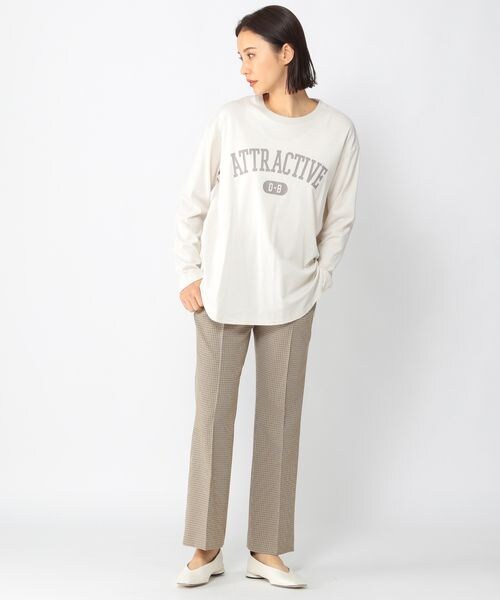 BARNYARDSTORM（バンヤードストーム）の「シャークスキンフレアパンツ（パンツ・レディース・グレー15/ブラック19/ベージュ55/(WEB限定)モカ59・(WEB限定) XS(00)/S(0)/M(1)/(WEB限定) L(2)）」の19枚目の写真