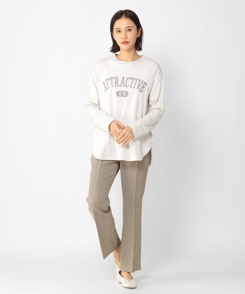 BARNYARDSTORM（バンヤードストーム）の「シャークスキンフレアパンツ（パンツ・レディース・グレー15/ブラック19/ベージュ55/(WEB限定)モカ59・(WEB限定) XS(00)/S(0)/M(1)/(WEB限定) L(2)）」の20枚目の写真