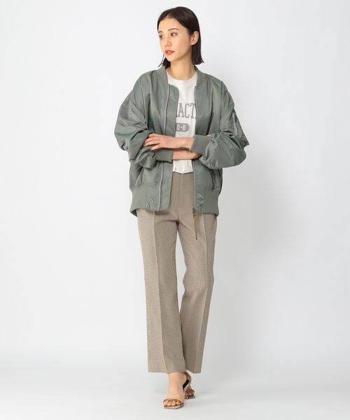 BARNYARDSTORM（バンヤードストーム）の「シャークスキンフレアパンツ（パンツ・レディース・グレー15/ブラック19/ベージュ55/(WEB限定)モカ59・(WEB限定) XS(00)/S(0)/M(1)/(WEB限定) L(2)）」の21枚目の写真