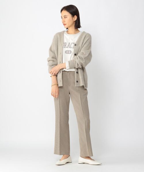 BARNYARDSTORM（バンヤードストーム）の「シャークスキンフレアパンツ（パンツ・レディース・グレー15/ブラック19/ベージュ55/(WEB限定)モカ59・(WEB限定) XS(00)/S(0)/M(1)/(WEB限定) L(2)）」の15枚目の写真