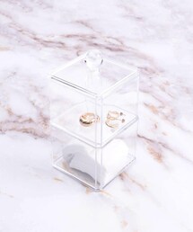 3coins（3coins）の「【and us】クリアコットンケース（その他ボディ・ヘアケア）」