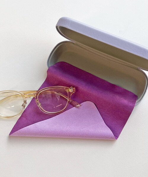 Lattice（Lattice）の「カラーメガネクロス（メガネ・レディース・アイボリー/ミント/パープル/オレンジ/イエロー・0）」の2枚目の写真