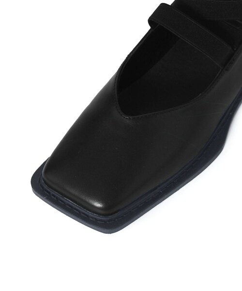 w closet（ダブルクローゼット）の「★先行予約★【Alley】ゴムストラップパンプス【8月中旬入荷】（シューズ・レディース・ベージュ/ブラック・M/L）」の10枚目の写真