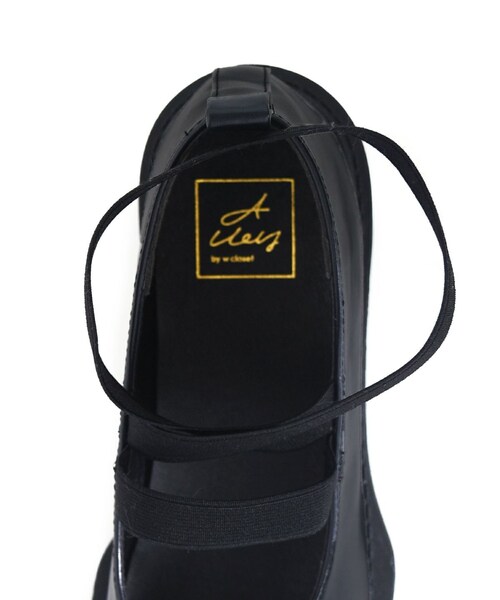 w closet（ダブルクローゼット）の「★先行予約★【Alley】ゴムストラップパンプス【8月中旬入荷】（シューズ・レディース・ベージュ/ブラック・M/L）」の11枚目の写真