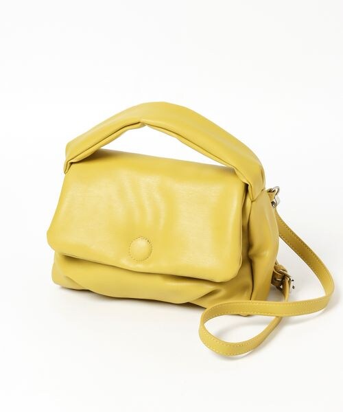 LEPSIM（レプシィム）の「ボンディング2WAYショルダーバッグ（バッグ・レディース・アイボリー08/ブラック09/イエロー65/ブルー85・ONE SIZE）」の9枚目の写真