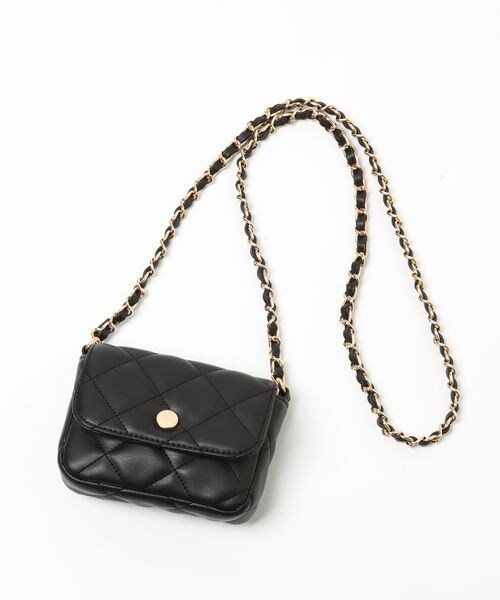 LEPSIM(レプシィム)の「マイクロチェーンミニショルダー(バッグ・レディース・ブラック09/イエロー65/ブルー85・ONE SIZE)」の7枚目の写真