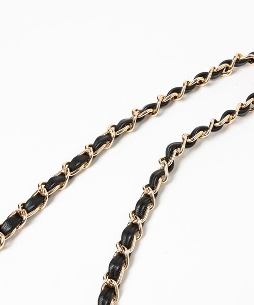 LEPSIM(レプシィム)の「マイクロチェーンミニショルダー(バッグ・レディース・ブラック09/イエロー65/ブルー85・ONE SIZE)」の15枚目の写真