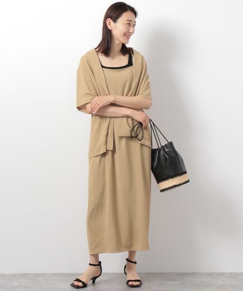 LEPSIM（レプシィム）の「テーラードジャケット（ジャケット/アウター・レディース・オフホワイト05/ブラック09/ベージュ52・FREE SIZE）」の8枚目の写真