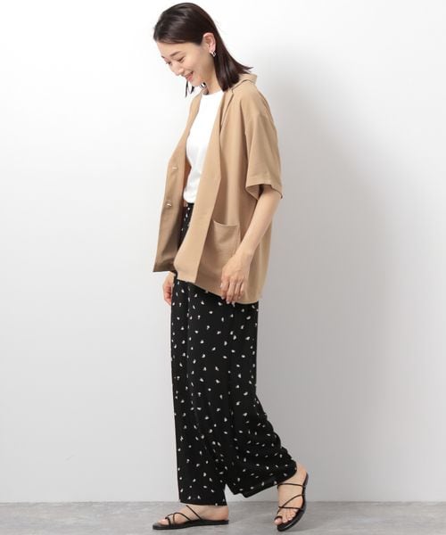 LEPSIM（レプシィム）の「テーラードジャケット（ジャケット/アウター・レディース・オフホワイト05/ブラック09/ベージュ52・FREE SIZE）」の6枚目の写真