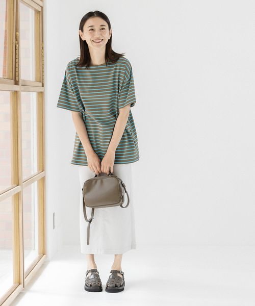 LEPSIM（レプシィム）の「スクエア2WAYボストンバッグ（バッグ・レディース・アイボリー08/ブラック09/ブラウン58・ONE SIZE）」の6枚目の写真