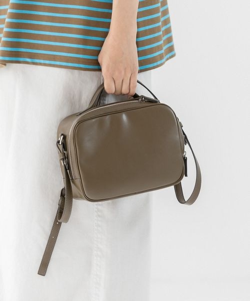 LEPSIM（レプシィム）の「スクエア2WAYボストンバッグ（バッグ・レディース・アイボリー08/ブラック09/ブラウン58・ONE SIZE）」の3枚目の写真