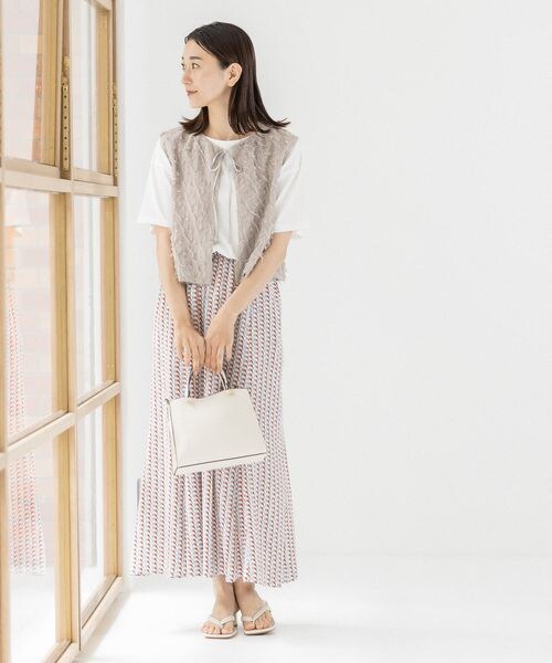 LEPSIM（レプシィム）の「きれいめ2WAYバッグ（バッグ・レディース・アイボリー08/ブラック09・ONE SIZE）」の3枚目の写真