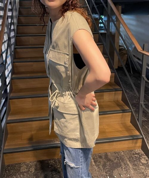 LOWRYS FARM（ローリーズファーム）の「ミリタリーベスト（）」 - WEAR