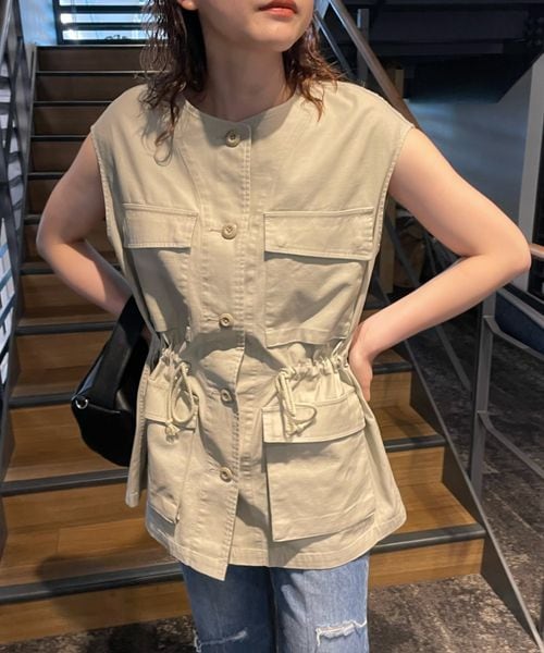 LOWRYS FARM ＊ ミリタリーベスト LOWRYS FARM（ローリーズファーム）の「ミリタリーベスト（）」 - WEAR