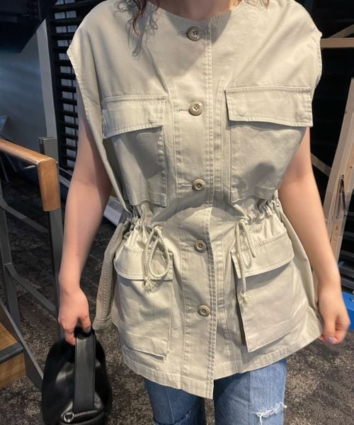 LOWRYS FARM（ローリーズファーム）の「ミリタリーベスト（）」 - WEAR