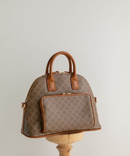 LOWRYS FARM（ローリーズファーム）の「５ポケットボストンＢＡＧ（バッグ・レディース・アイボリー08/ブラック09/ブラウン55・ナシ）」の3枚目の写真