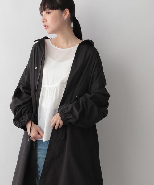 LOWRYS FARM（ローリーズファーム）の「２ＷＡＹミリタリーコート（ジャケット/アウター・レディース・オフホワイト08/ブラック09/カーキ78・F）」の9枚目の写真