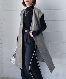 PAGEBOY | ツイードロングジレ(ジャケット/アウター)