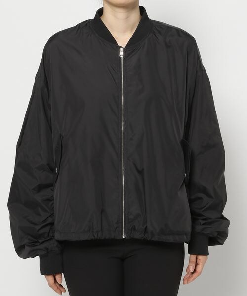 PAGEBOY(ページボーイ)の「ライトMA-1(ジャケット/アウター・レディース・オフホワイト05/ブラック09/エメラルド79・F)」の22枚目の写真