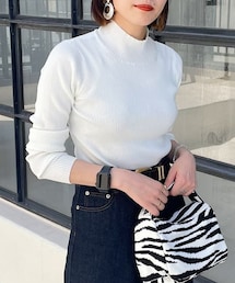 PAGEBOY | ハイネックリブニット(トップス)