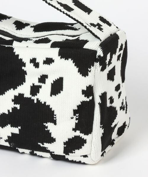 PAGEBOY（ページボーイ）の「ニットスクエアアソートBAG（バッグ・レディース・ゼブラ柄00/カウ柄01/ターコイズ76・F）」の12枚目の写真