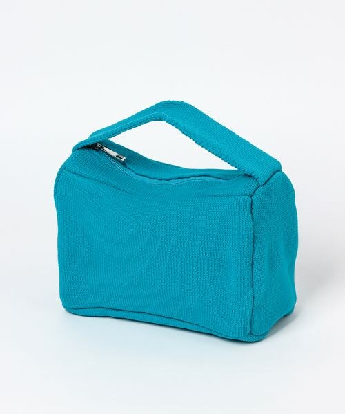PAGEBOY（ページボーイ）の「ニットスクエアアソートBAG（バッグ・レディース・ゼブラ柄00/カウ柄01/ターコイズ76・F）」の9枚目の写真
