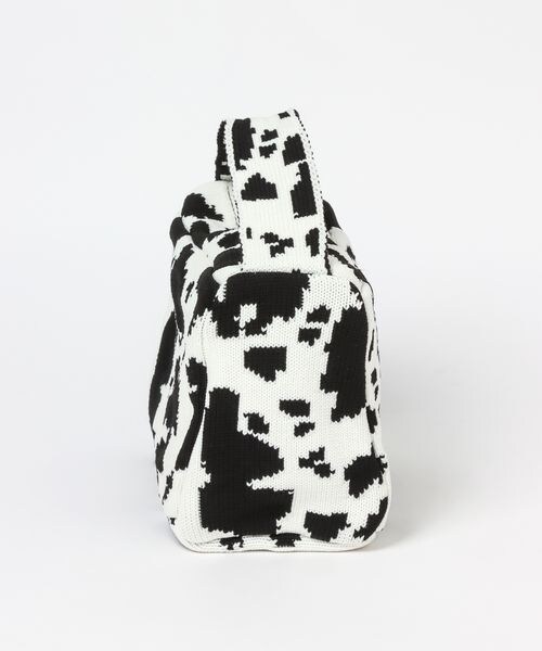 PAGEBOY（ページボーイ）の「ニットスクエアアソートBAG（バッグ・レディース・ゼブラ柄00/カウ柄01/ターコイズ76・F）」の10枚目の写真