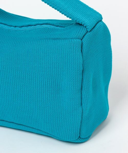 PAGEBOY（ページボーイ）の「ニットスクエアアソートBAG（バッグ・レディース・ゼブラ柄00/カウ柄01/ターコイズ76・F）」の14枚目の写真