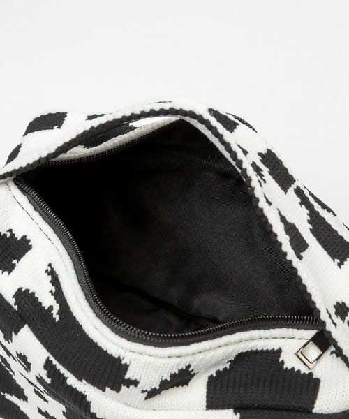 PAGEBOY（ページボーイ）の「ニットスクエアアソートBAG（バッグ・レディース・ゼブラ柄00/カウ柄01/ターコイズ76・F）」の19枚目の写真