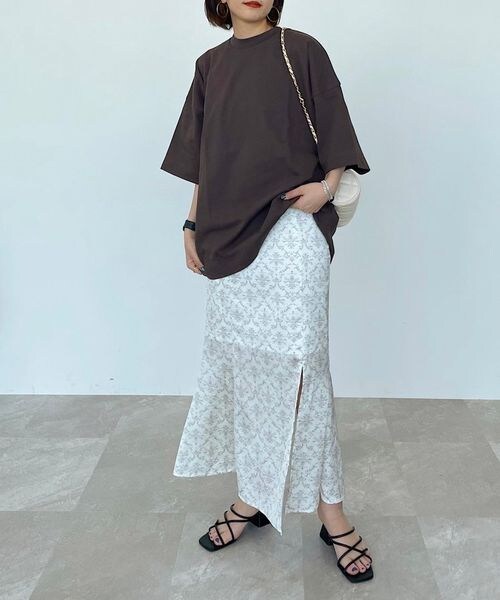 PAGEBOY(ページボーイ)の「エスニック柄マーメイドスカート(スカート・レディース・ブラック09/グレージュ12・F)」の8枚目の写真