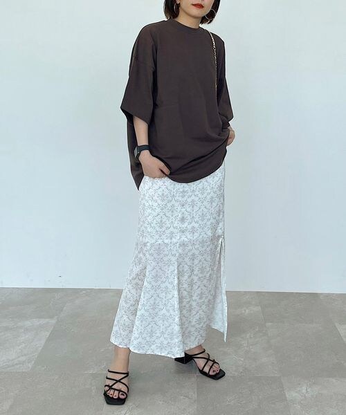 PAGEBOY(ページボーイ)の「エスニック柄マーメイドスカート(スカート・レディース・ブラック09/グレージュ12・F)」の7枚目の写真