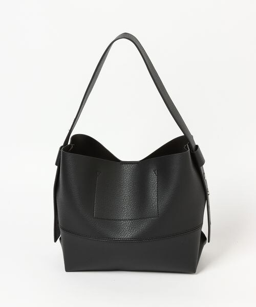 PAGEBOY（ページボーイ）の「スクエアソフトBAG（バッグ・レディース・オフホワイト05/ブラック09・F）」の6枚目の写真