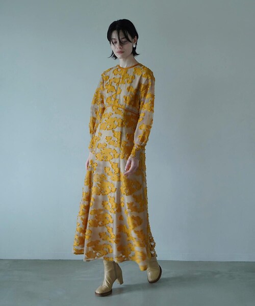 CLANE DESIGN イエロー ワンピース サイズ2