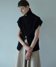 CLANE | ジップカラーニットベスト(ニット/セーター)