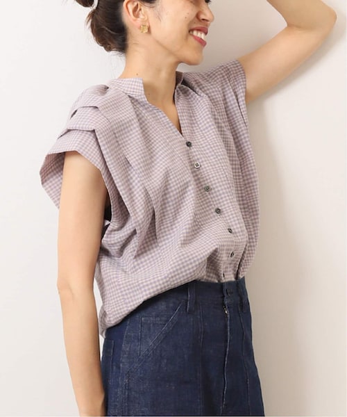 IENA（イエナ）の「IENA LA BOUCLE チェック タックフレンチ