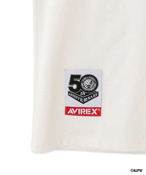 AVIREX（アヴィレックス）の「【新日本プロレス × AVIREX】半袖 バーニング ソウル Tシャツ / S/S BURNING SOUL T-SHIRT（トップス・ブラック/ホワイト・M/L/XL/2XL）」の14枚目の写真