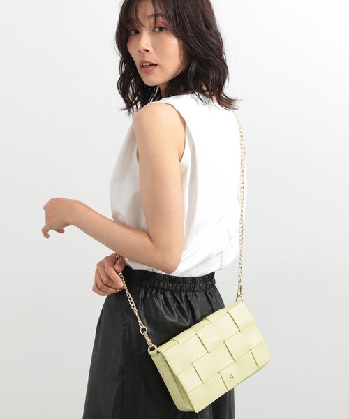 BARNYARDSTORM(バンヤードストーム)の「PETA&JAIN別注/イントレチャートショルダー(バッグ・レディース・ホワイト10/ブラック19/ライムグリーン71・FREE)」の13枚目の写真