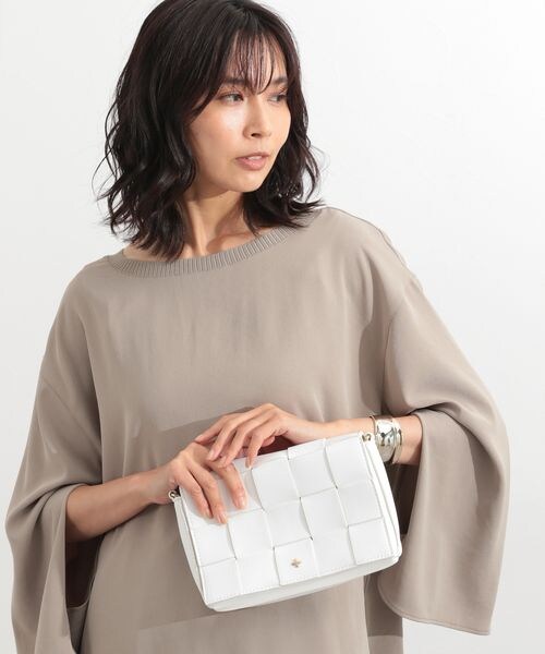 BARNYARDSTORM(バンヤードストーム)の「PETA&JAIN別注/イントレチャートショルダー(バッグ・レディース・ホワイト10/ブラック19/ライムグリーン71・FREE)」の7枚目の写真