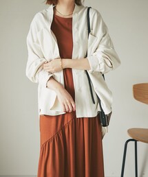 un dix cors | 《予約》【柔らかくしっとりとした肌触り】バンドカラーコールシャツ(シャツ/ブラウス)